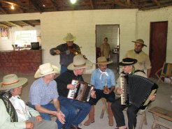 Gauchos and Cowboys sharing musical traditions  Click for larger image